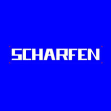 scharfen
